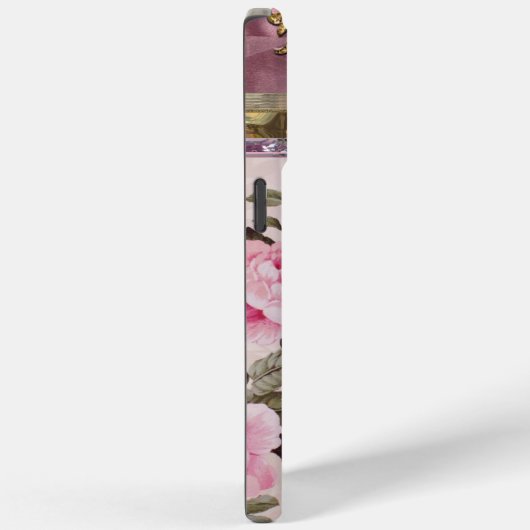 Peony Place Monogram Case-Mate iPhone Hülle (Rückseite / Rechts)