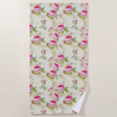 Peony Playtime Summer Fun Strandtuch (Vorderseite)