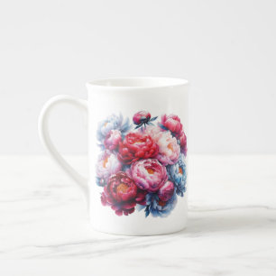 Peony Poetry Porzellantasse