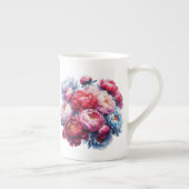Peony Poetry Porzellantasse (Rechts)