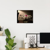 Peony, Poster (Heimbüro)