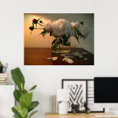 Peony, Poster (Heimbüro)