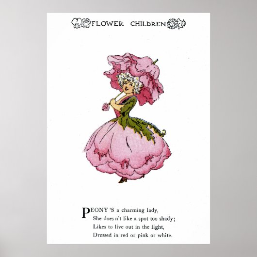 Peony Poster (Vorne)