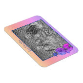 Peony Rainbow Personalisiert Hinzufügen Ihres Foto Magnet (Rechte Seite)
