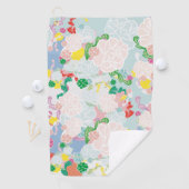 Peony roink golfhandtuch (Insitu)