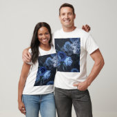 Peony Rose: Dunkle Blüte Vintag. T-Shirt (Unisex)