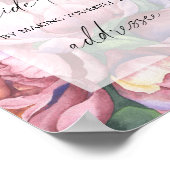 Peony-Rose - Hilfe für das geschäftige Brautadress Poster (Ecke)