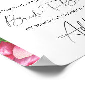 Peony-Rose - Hilfe für das geschäftige Brautadress Poster (Ecke)