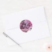 Peony Runder Aufkleber (Umschlag)