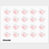 Peony Save the Date Sticker (Blatt)