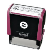 Peony Self Inking Rücksendeadresse Briefmarke Permastempel (Produkt)