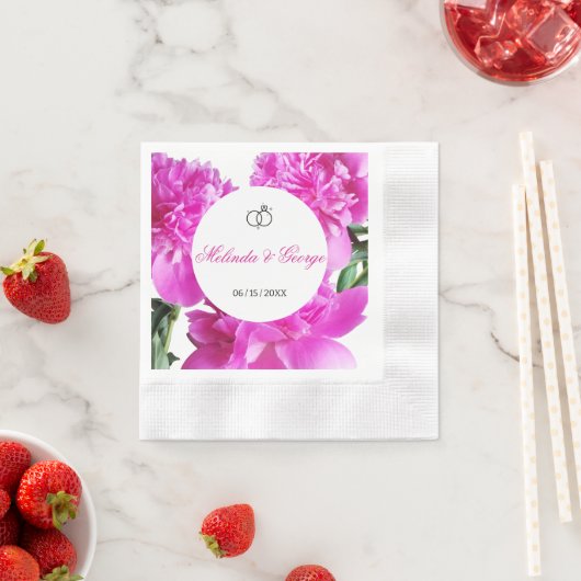 Peony. Serviette (Beispiel)