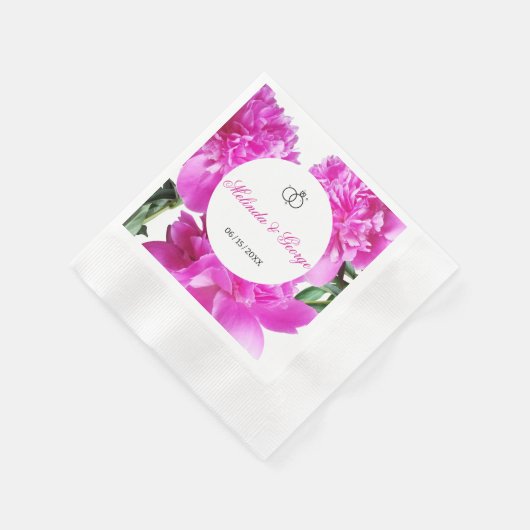 Peony. Serviette (Ecke)