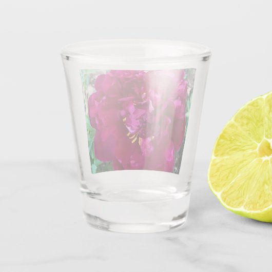 Peony Shot Glass Schnapsglas (Rückseite)
