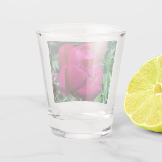 Peony Shot Glass Schnapsglas (Rückseite)