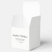 Peony Succulents Floral Watercolor Wedding Geschenkschachtel (Geöffnet)