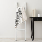 Peony Tinte zeichnend Sherpadecke (Beispiel)