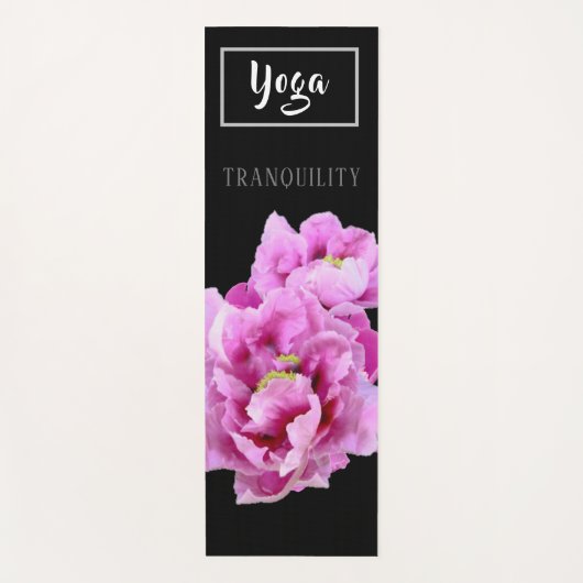 Peony Tranquility - Yoga Mat Yogamatte (Vorderseite)