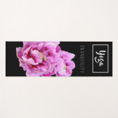 Peony Tranquility - Yoga Mat Yogamatte (Vorderseite (Horizontal))