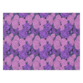 Peony und Hydrangea in Rosa und Violett Tischdecke (Vorderseite (Horizontal))