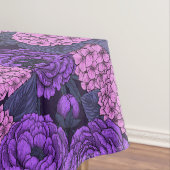 Peony und Hydrangea in Rosa und Violett Tischdecke (Beispiel)