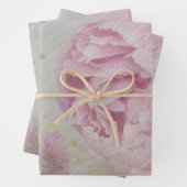 Peony und Wildblumen Geschenkpapier Set (Beispiel)