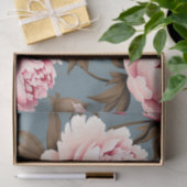 Peony Vintag Floral Pattern Seidenpapier (Geschenk)