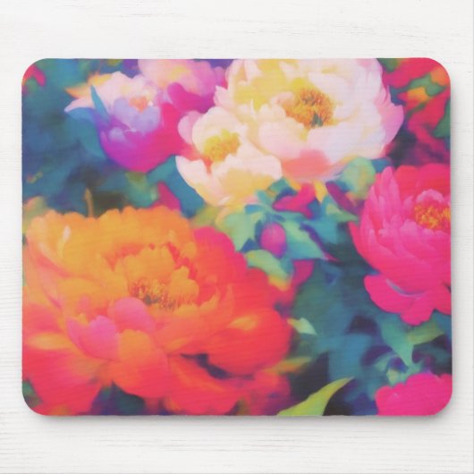 Peony Weck-Up Call Mousepad (Vorne)