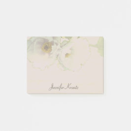 Peony Wedding Mauve Stationery Post-it Klebezettel