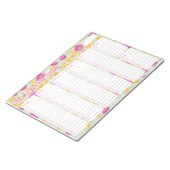 Peony Weekly Planner Notizblock (angewinkelt)