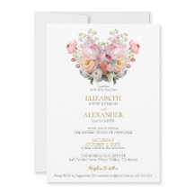 Peony Whisper Wedding Invitation