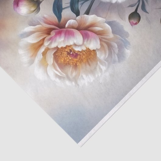 Peony Whispers Decoupage Seidenpapier (Ausschnitt)