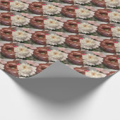 Peony with Chocolate Cake Geschenkpapier (Ecke)