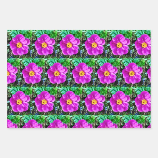 Peony Wrapping Paper, anpassbar Geschenkpapier Set (Vorderseite 3)