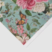 Peonys auf gewebtem aquarelem Hintergrund Seidenpapier (Ausschnitt)