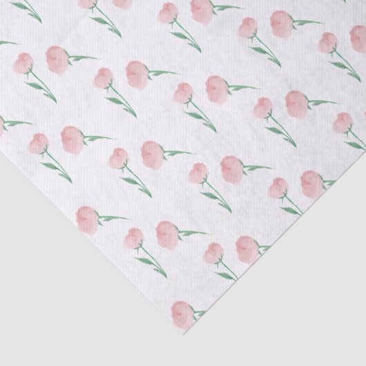 Peonys Bitte Hübsch Preppy Pink Seidenpapier (Detail)