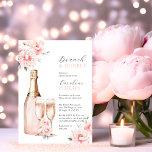 Peonys Blush Pink Brunch & Bubbly BRAUTPARTY Einladung<br><div class="desc">Schöne,  zarte Brautdusche Einladungen BRUNCH & BUBBLY. Bouquet in rot rosa Aquarellbäume ,  Blume mit Pinien und Grün. Champagnerflasche Flötengläser. Braut mit blondem Haar in weißem Kleidermantel. Das Party ist perfekt für jeden Geschmack,  ob Sommer,  Frühling oder zu jeder Jahreszeit. Leicht bearbeitbare Vorlagenkarten; Farbe,  Text,  Schriftart können geändert werden.</div>