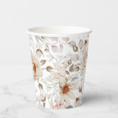 Peonys in Bloom Paper Cups Pappbecher (Rechts)