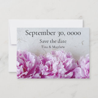 Peonys in Folge Save The Date