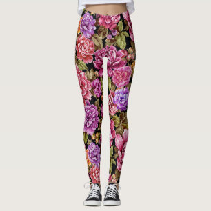 Peonys in Leggings