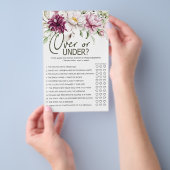 Peonys Pink Floral Game Over Under Flyer (Handgriff)