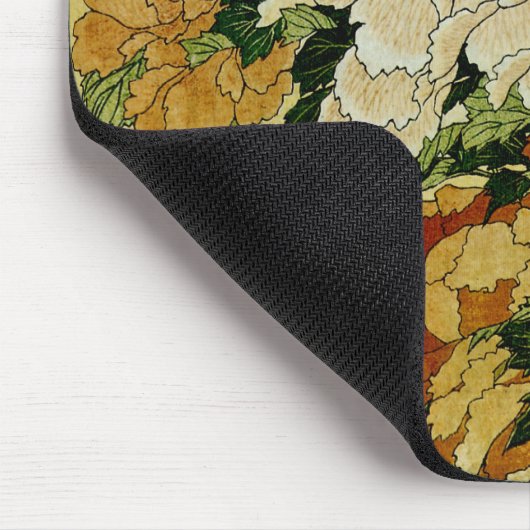 Peonys und Butterfly Mousepad (Ecke)