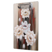 Peonys und Paint-Spritzer Klemmbrett (Links)