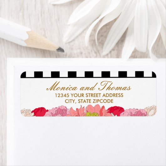 Peonys und Streifen (Insitu)