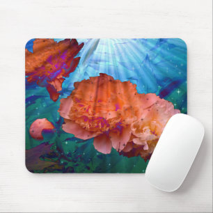 Peonys unter Wasser Mousepad