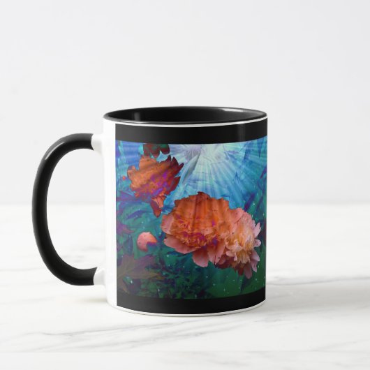 Peonys unter Wasser Tasse (Links)