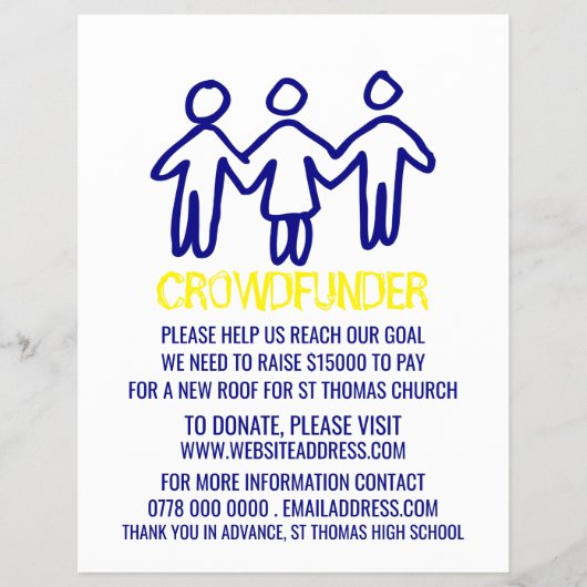 People Design, Crowdfunder, Crowdfunding Flyer (Vorne)