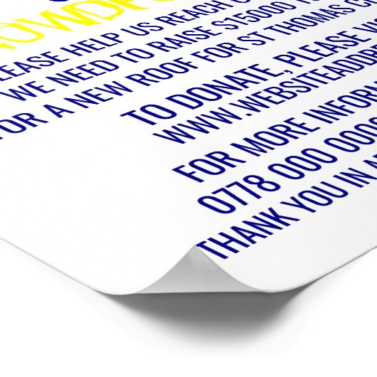 People Design, Crowdfunder, Crowdfunding Poster (Ecke)