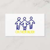 People Design, Crowdfunder, Crowdfunding Visitenkarte (Vorderseite)