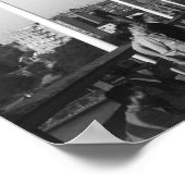 People in Bleachers Poster (Ecke)